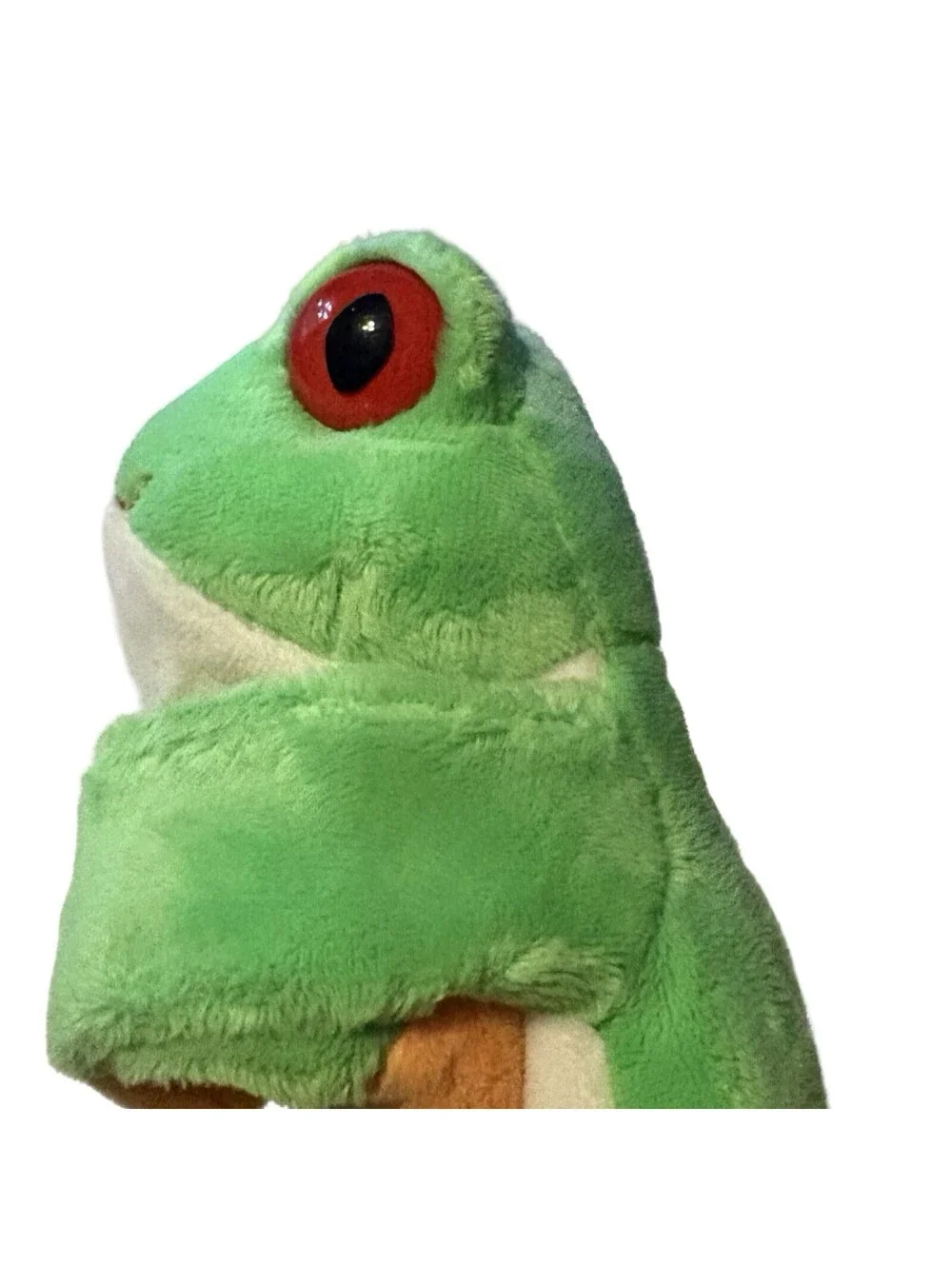 Huggers - Red Eyed Tree Frog Wild Republic Plush Slap Bracelet Green